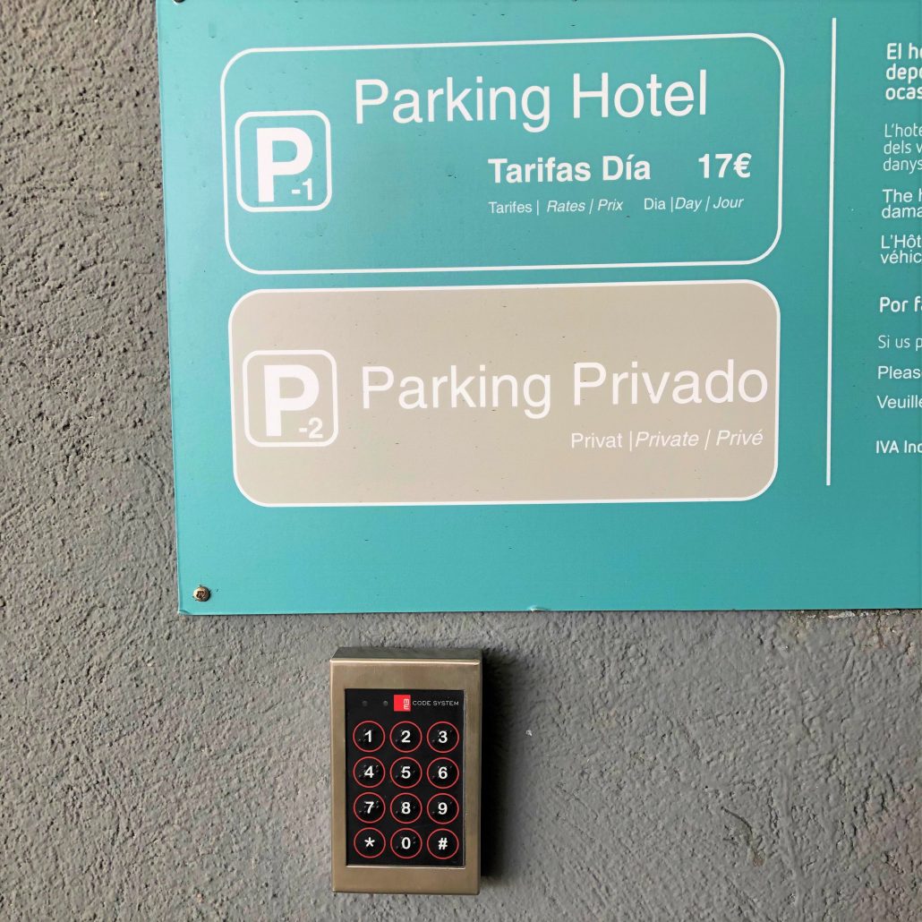 teclados de acceso para parking